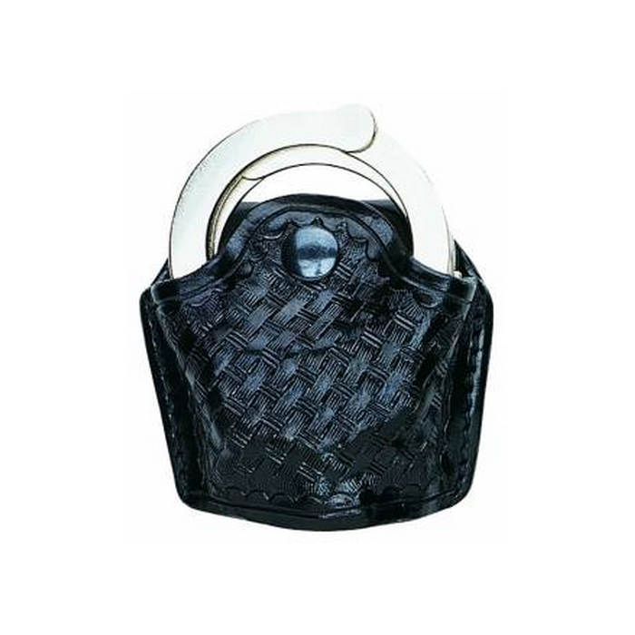 AKER LEATHER Open Top Chain Handcuff Case