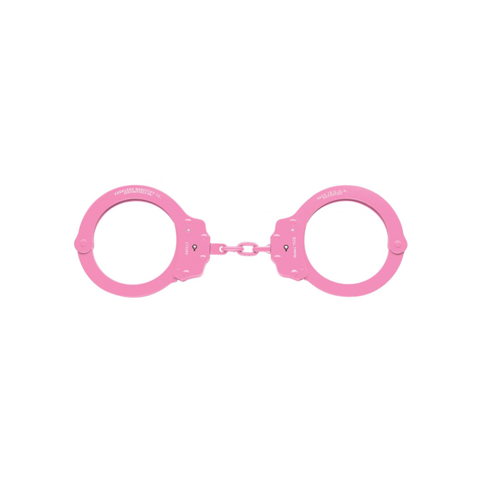 Model 752C Oversize Chain Link Handcuff - Color Finish pink