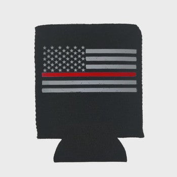 Thin Red Line Can Koozie