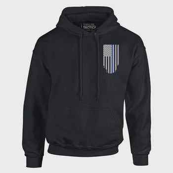 Hoodie - Honor/Respect, Thin Blue Line Flag