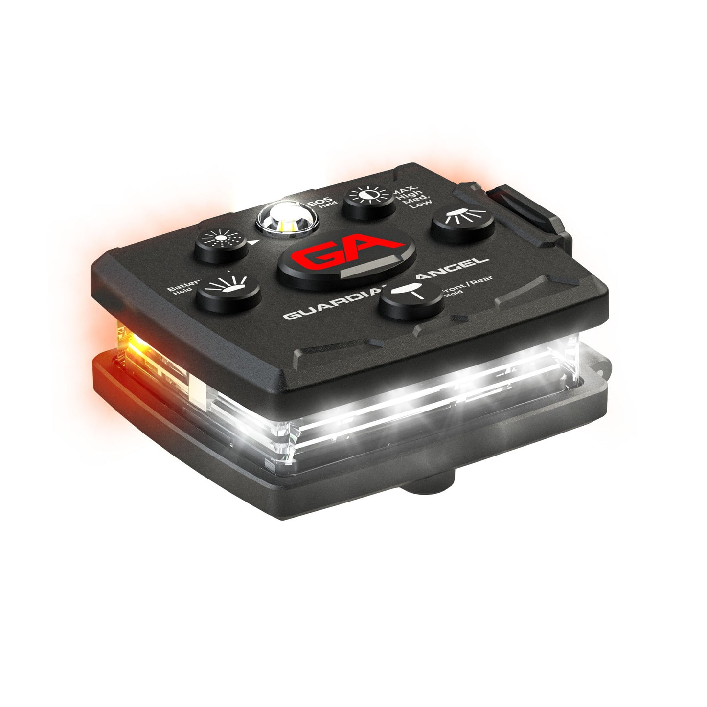 Micro Series™ Wearable Safety Light – White/Orange
